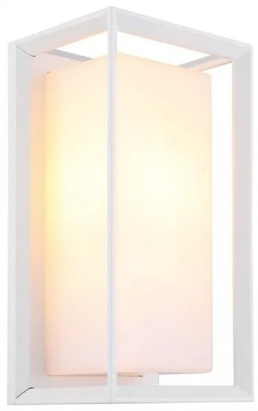 Απλίκα Φωτιστικό Τοίχου 1xΕ27 Αλουμίνιο IP44 Globo Lighting 31982W Λευκό