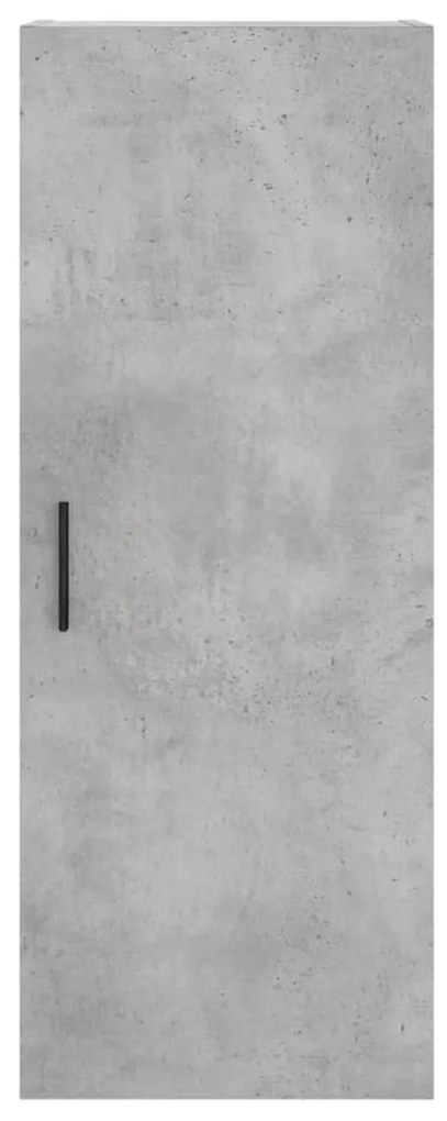 vidaXL Ντουλάπι Τοίχου Γκρι Σκυροδέματος 34,5 x 34 x 90 εκ.