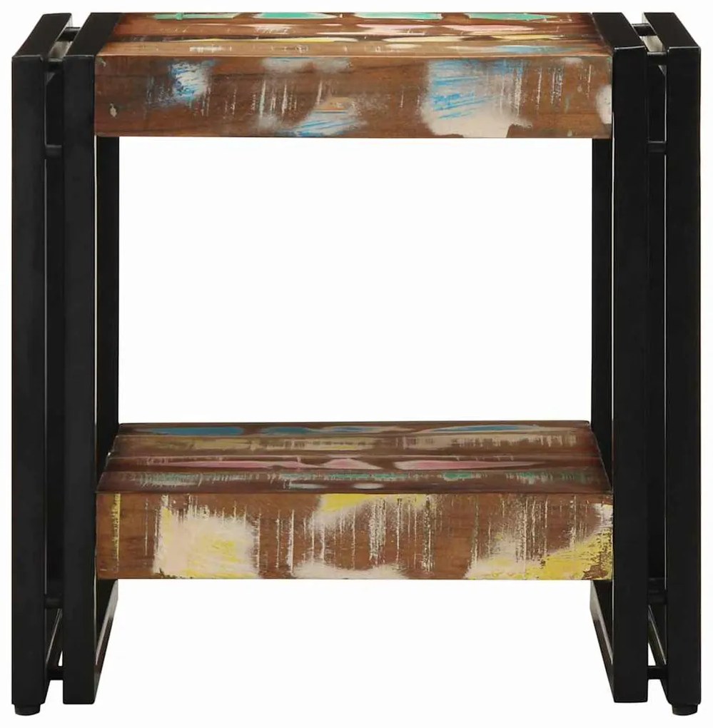 vidaXL Τραπεζάκι σαλονιού 40 x 40 x 38 cm Στερεό Ανακτηθέν Ξύλο