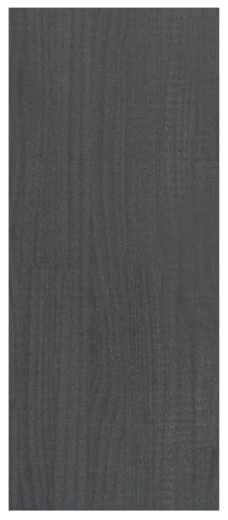 vidaXL Βιβλιοθήκη/Διαχωριστικό Χώρου Γκρι 100x30x71,5 εκ. Ξύλο Πεύκου
