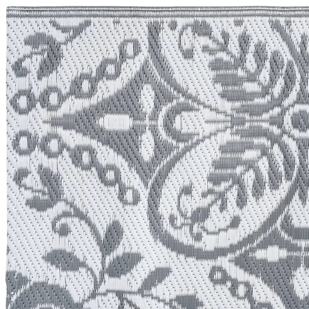 vidaXL Χαλί εξωτερικού χώρου ARAKIL ανοιχτό γκρι 190x290 cm PP