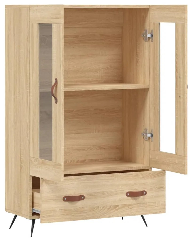 vidaXL Ντουλάπα Sonoma Δρυς 69,5 x 31 x 115 εκ. από Επεξεργασμένο Ξύλο