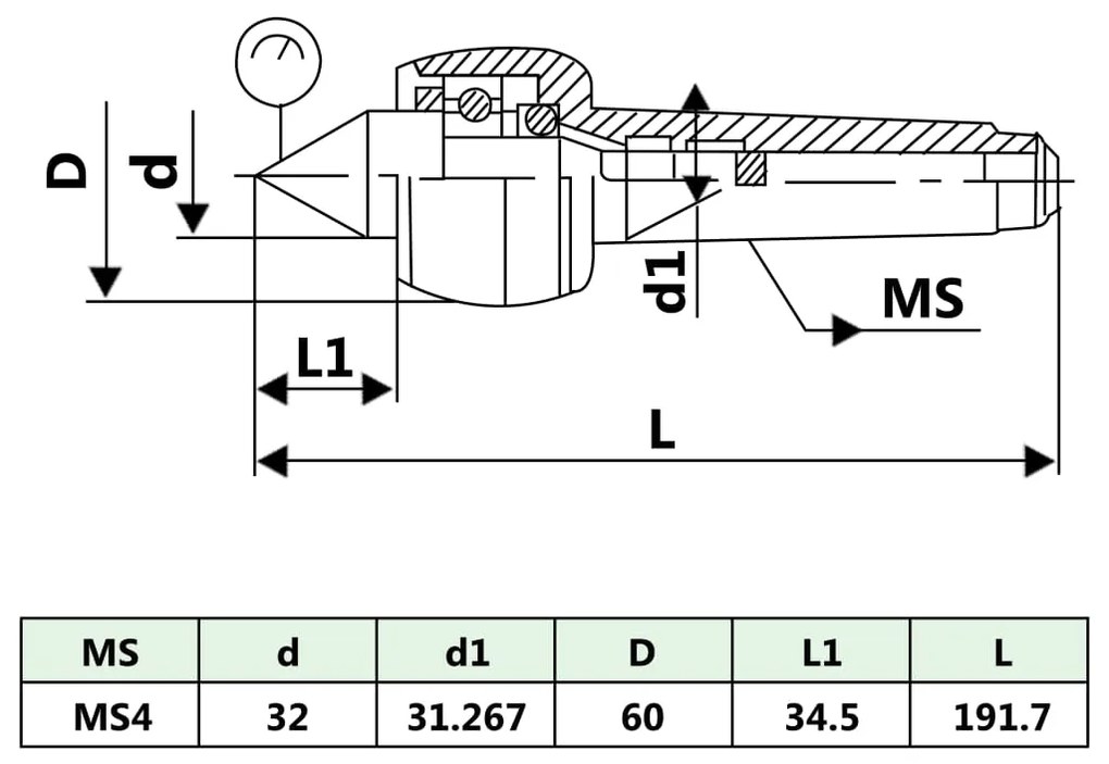 vidaXL Περιστροφική Πόντα Τόρνου MT4