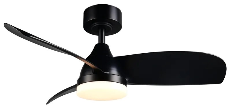 Ανεμιστήρας Reality Lighting -RL HELSINKI R62732132 Μαύρο Ματ (Black Mat) 2700 - 6000K