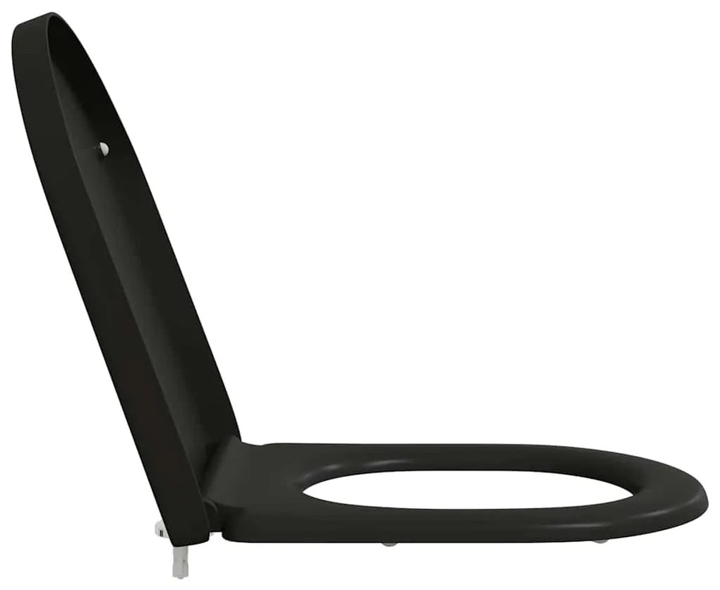 vidaXL Λεκάνη Μαύρο 46,2 x 36 x 4,3 εκ Δυροπλάστ