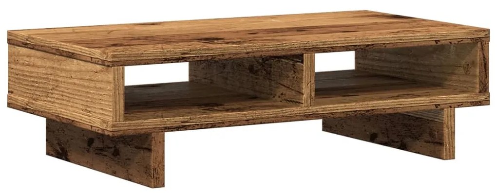 vidaXL Βάση Οθόνης Όψη Παλαιού Ξύλου 50x27x15 εκ. από Επεξ. Ξύλο
