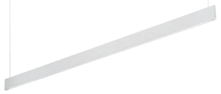 Φωτιστικό Οροφής - Ράγα Desk Wide 336206 3000K 4000lm 120x6x200cm White Ideal Lux