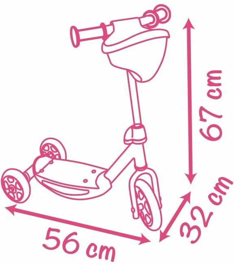 Σκούτερ Smoby Ροζ