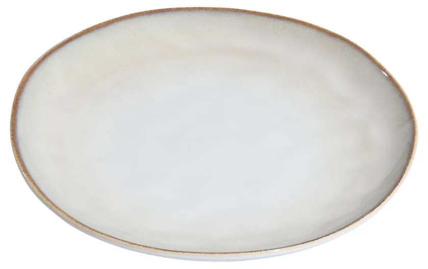 Estia 07-24420 Πιατο Ρηχο Vignette Stoneware 21cm, Ivory
