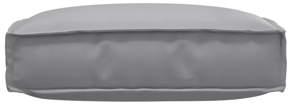 vidaXL Μαξιλάρι Παλέτας για Καθίσματα Γκρι 60x60x12 cm Ύφασμα Oxford