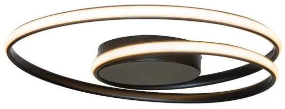 Πλαφονιέρα Φωτιστικό Οροφής LED 36W 3000K IP20 Αλουμίνιο-Ακρυλικό Inlight-42027-BL-Μαύρο-Λευκό 42027-BL