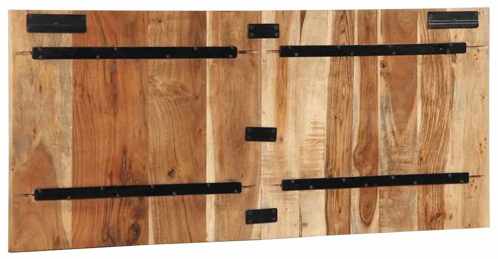 vidaXL κεφαλάρι 120 cm από μασίφ ξύλο ακακίας