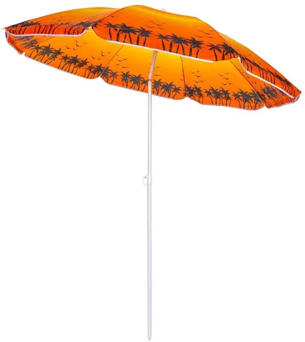 Ομπρέλα παραλίας Muhler U5037 651449, 180x180 cm, Χωρίς βάση, Βραχίονας σπασίματος, 8 πλευρές, Ποικιλία