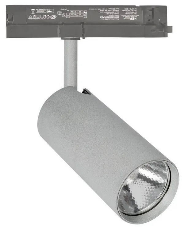 Σποτ Ράγας VK/04352/TR/D/G/24/865 Dimmable 220-240V Led 18.7W 6500K 2.935lm 24° IP20 Grey VKLed