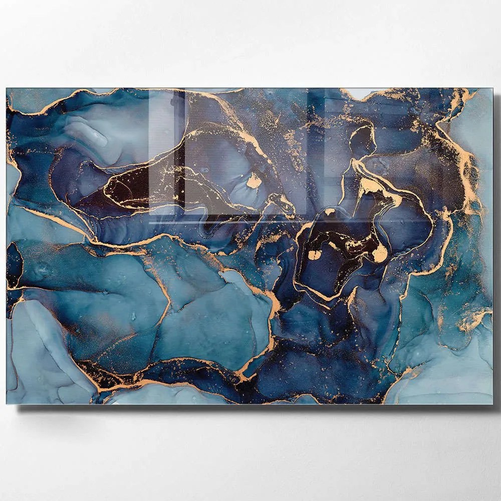 Πίνακας Γυάλινος 698GLS1398 70x50cm Multi Wallity Οριζόντιοι Glass