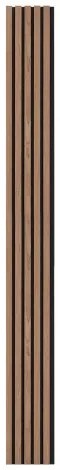 VEVOR Wood Slat Acoustic Panels 7.9 x 94.5 inch for Modern Wall Decor Walnut