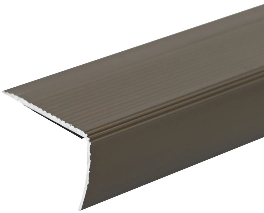vidaXL Προστατευτικά ακμών σκάλας 30 pcs Καφέ 67 cm Αλουμίνιο