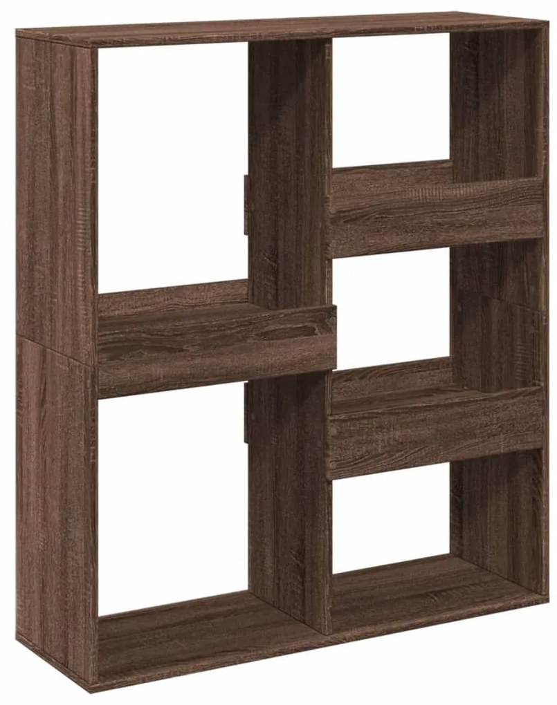 Βιβλιοθήκη/Διαχωριστικό Χώρου Δρυς 100x33x115 εκ. Επεξ. Ξύλο - Καφέ