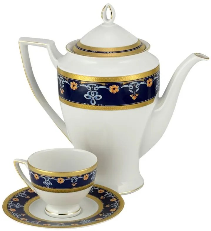 Σετ Τσαγιού 9τμχ Πορσελάνης WM Collection N17150/630