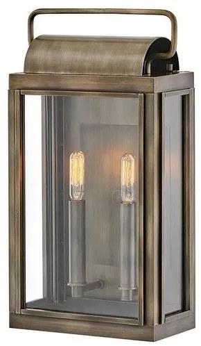 Φανάρι  Απλίκα Φωτιστικό Τοίχου 2xE14 IP44  23cm  Sag Harbor Elstead Lighting-HK-SAG-HARBOR-M-BU-Μπρονζέ HK-SAG-HARBOR-M-BU