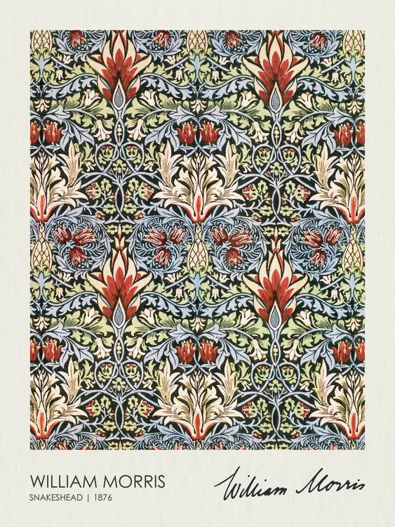 Αναπαραγωγή Snakeshead (1876), William Morris