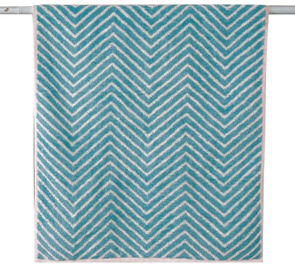 Πετσέτα Persa 07 Petrol Kentia Προσώπου 50x90cm 100% Cotton