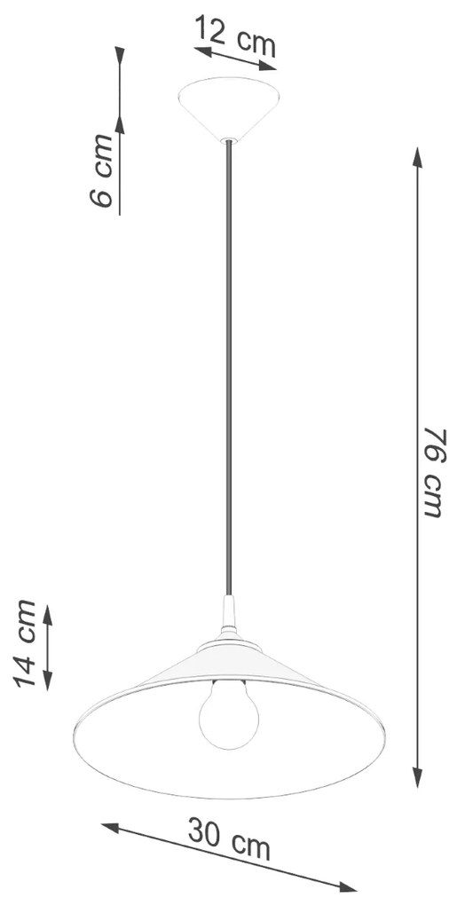 Sollux κρεμαστό φωτιστικό ZUMA μαύρο,χάλυβας,Ε27 1x15W LED