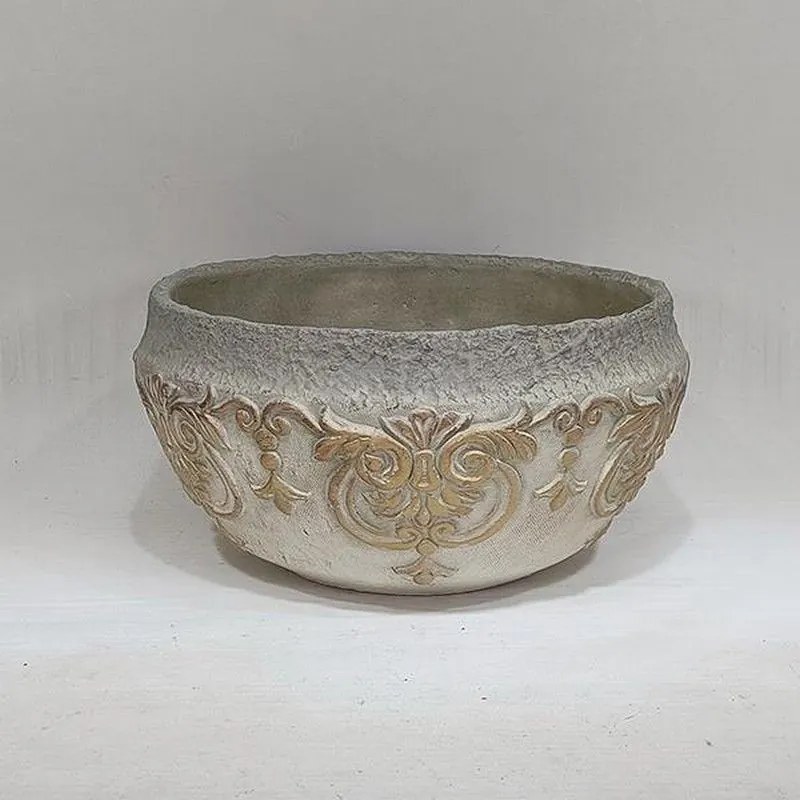 Κασπώ Τσιμεντένιο 752-18053 25x25x13.5cm Beige Estheti Home Cement