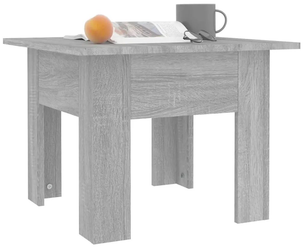 vidaXL Τραπεζάκι Σαλονιού Γκρι Sonoma 55x55x42 εκ. Επεξεργασμένο Ξύλο