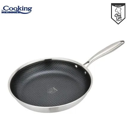 Heinner HR-MRK-24T Τηγάνι από Ανοξείδωτο Ατσάλι 24x4.5 , TITANIUM3