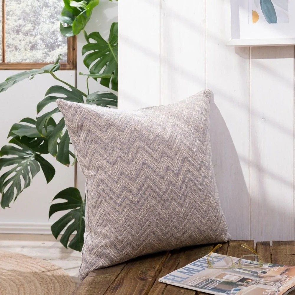 Μαξιλαροθήκη Διακοσμητική Piacenza 03 Greige Teoran 30X50 Cotton-Polyester
