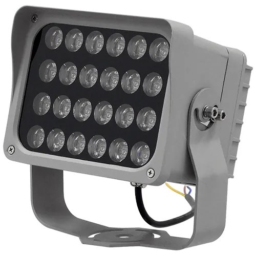 05026 GloboStar® GLOBOSTAR® FLOOD-XENA 05026 Προβολέας Σποτ Wall Washer LED 24W 2400lm 10° AC 220-240V Αδιάβροχο IP65 Μπλε - Γκρι Ανθρακί - Μ18 x Π13.5 x Υ18cm - 3 Χρόνια Εγγύηση