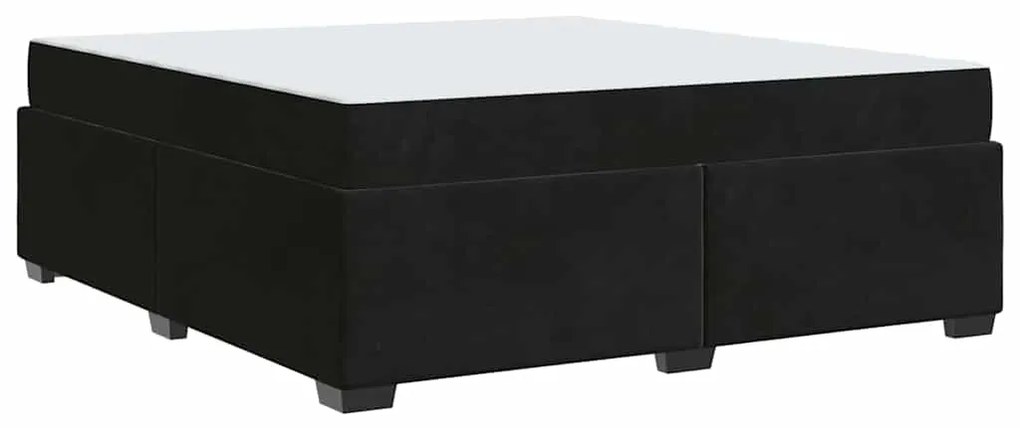 vidaXL Σκελετός Κρεβατιού Άλλο Μαύρο 180 x 200 cm Βελούδο