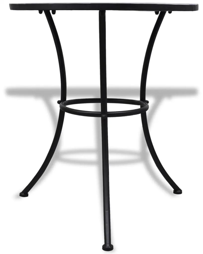 vidaXL Τραπέζι Bistro «Μωσαϊκό» Μπλε / Λευκό 60 εκ.