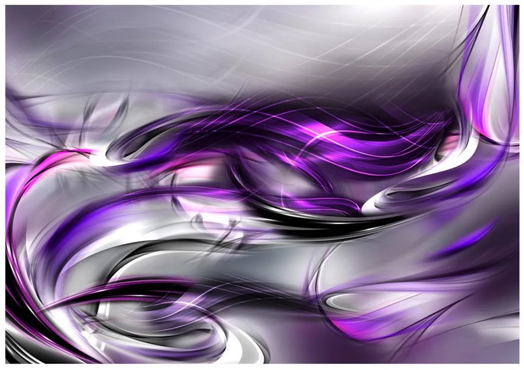 Φωτοταπετσαρία - Purple Swirls 150x105