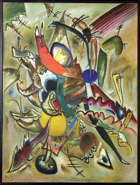 Wassily Kandinsky - Εκτύπωση έργου τέχνης Picture with Points, 1919, (30 x 40 cm)