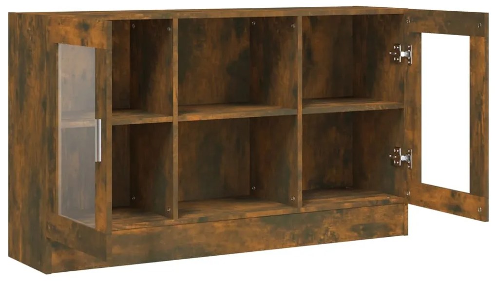 vidaXL Βιτρίνα Καπνιστή Δρυς 120x30,5x70 εκ. από Επεξεργασμένο Ξύλο