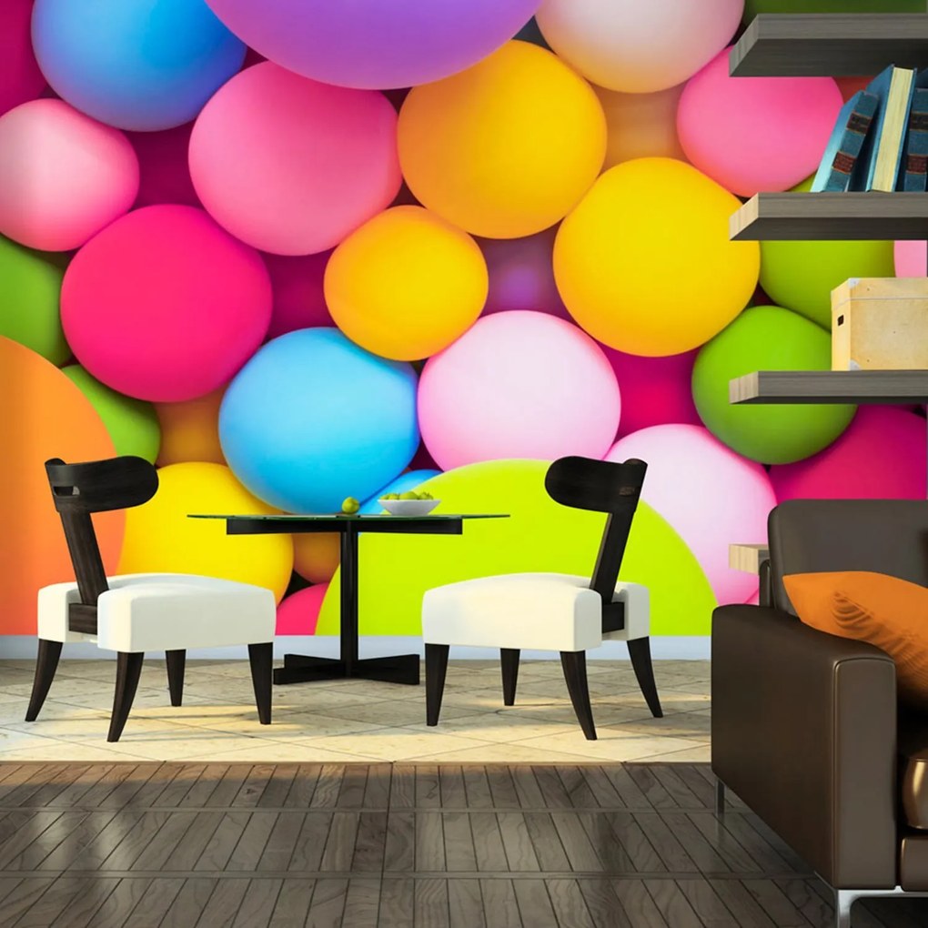 Φωτοταπετσαρία - Colourful Balls 200x140