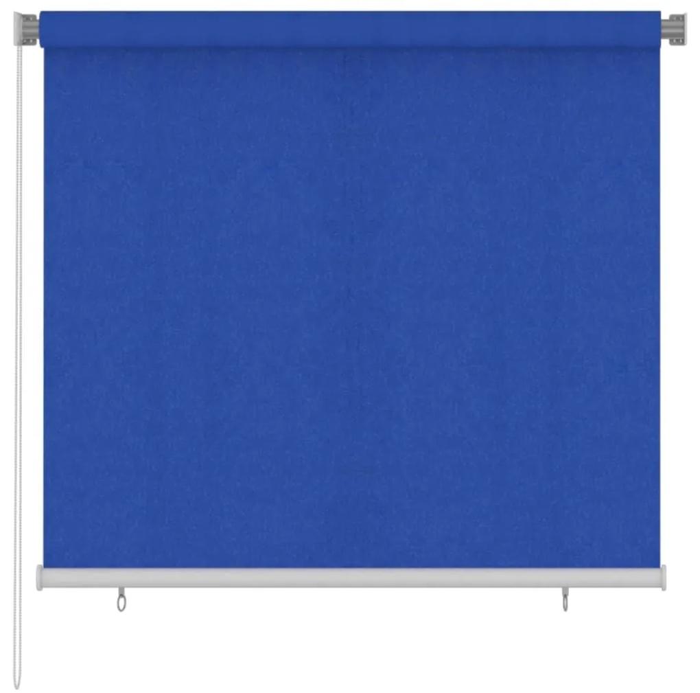 Στόρι Σκίασης Ρόλερ Εξωτερικού Χώρου Μπλε 160 x 140 εκ. HDPE - Μπλε