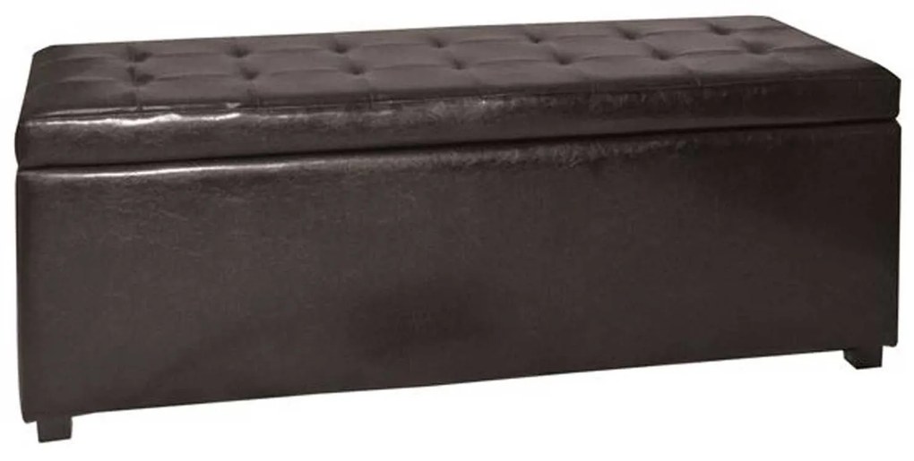 Σκαμπό Denise Dark Brown E7048,2 88X43X45 cm Τεχνόδερμα