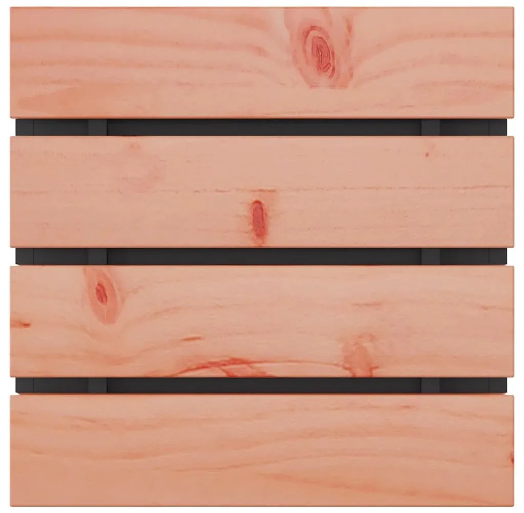 vidaXL Παγκάκι κήπου Μαύρο 40 x 40 x 43 cm Ατσάλι