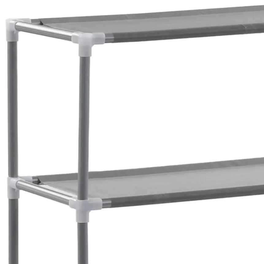 vidaXL Ραφιέρα 3 Επιπέδων για Πλυντήριο Ασημί 69 x 28 x 169 εκ.