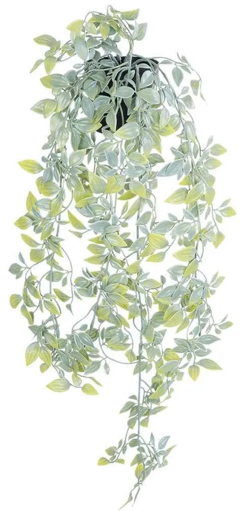 Τεχνητό Κρεμαστό Φυτό Datura 20864 Φ24x80cm Green-Yellow GloboStar Πολυαιθυλένιο