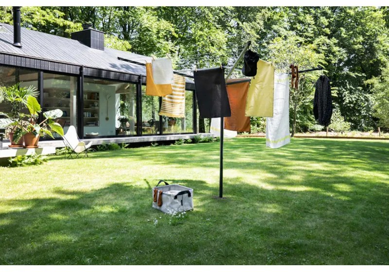 Brabantia Lift-O-Matic outdoor space 1003464, 50 m, Ρυθμιζόμενο ύψος, Μεταλλικό καρφί, Ανθεκτικό στη διάβρωση, Μαύρο