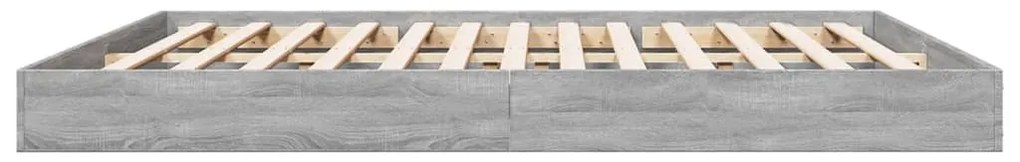 vidaXL Πλαίσιο κρεβατιού χωρίς στρώμα 180x200 εκ. Επεξεργασμένο Ξύλο
