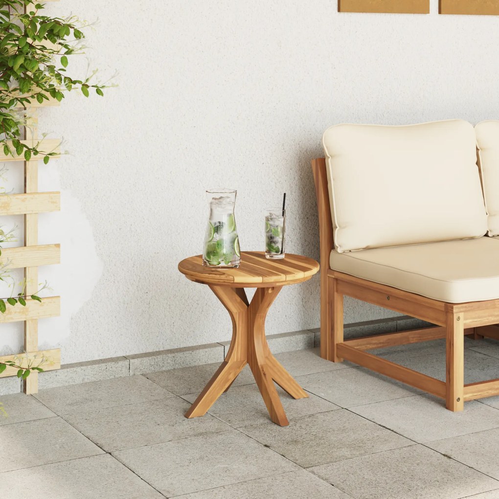 vidaXL Τραπεζάκι Πλευράς Καφέ 40 x 40 x 41 εκ Μασίφ ξύλο teak