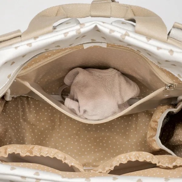 Τσάντα Αλλαξιέρα Backpack Pasito a Pasito Walking Mum Poppy Cinnamon Hearts