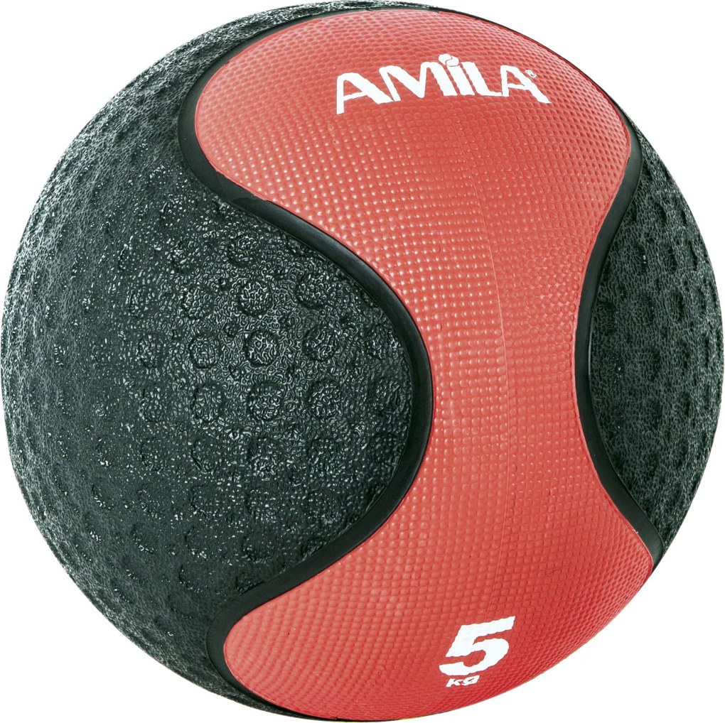 Amila Μπαλα Medicine Ball Rubber 5Kg (90705)