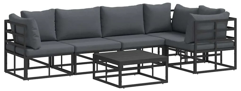 vidaXL Σετ Καναπέ Κήπου με μαξιλάρι 6 pcs