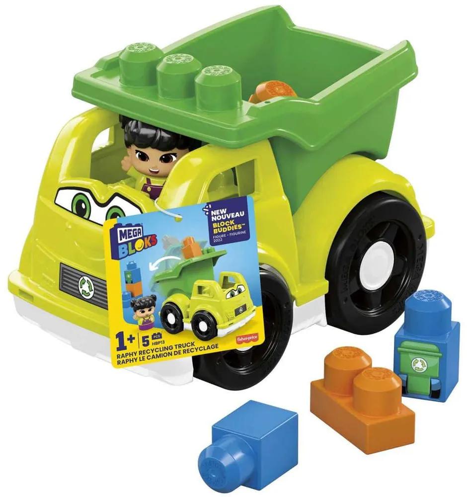 Φορτηγό Ανακύκλωσης Fisher-Price HBP13 Mega Bloks Raphy Multi Mattel